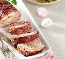 Sült nyúl zöldbabbal és kaporral