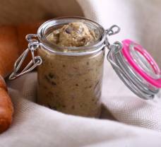 Padlizsánkrém olívaolajjal