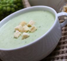 Borsóleves mentával