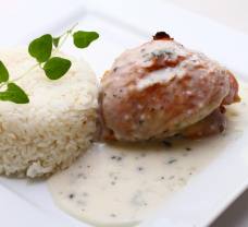 Tejfölös-mustáros csirkecomb