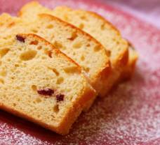 Citromos szelet áfonyával