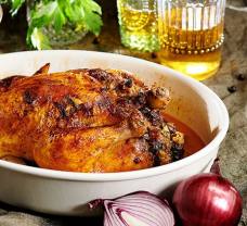 Töltött sült csirke