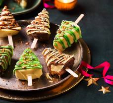 Sajttorta karácsonyfák