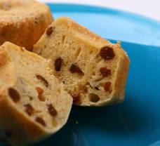 Rumos-mazsolás muffin